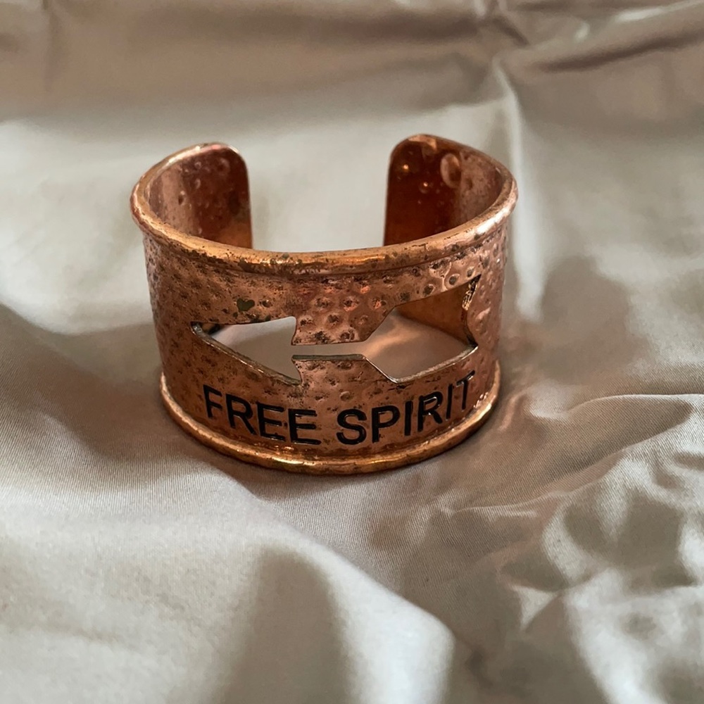 Copper, Free Spirit bracelet, worn once